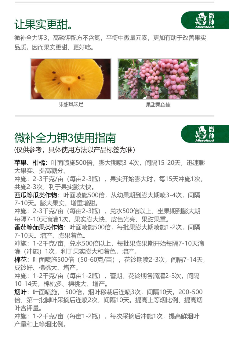 微補全力鉀